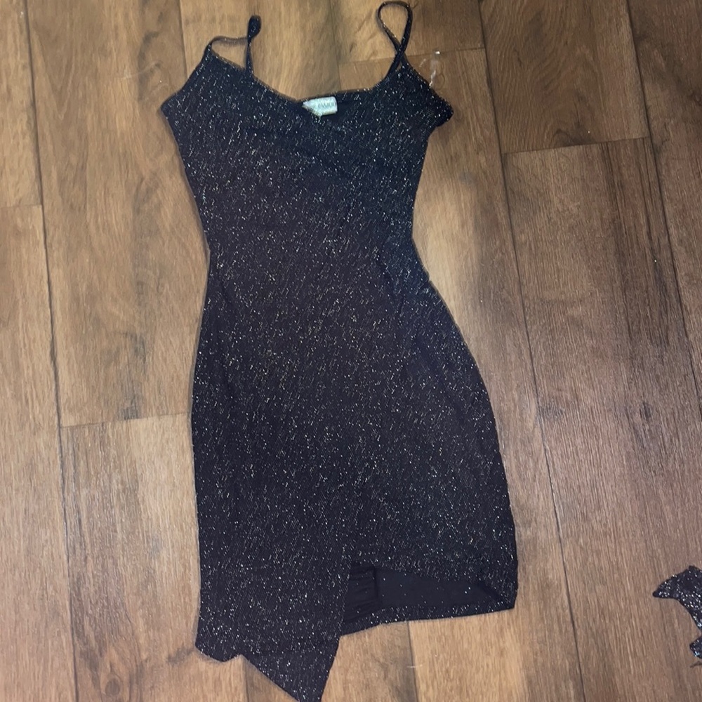 Almost Famous Black Mini Dress